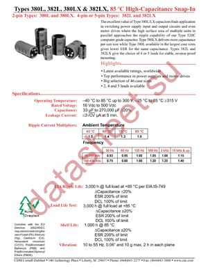 380LX103M035K022 datasheet  